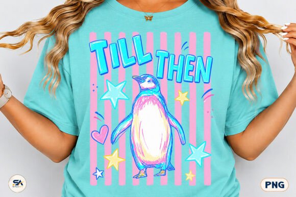 Charming Retro Penguin Design for Creative Projects