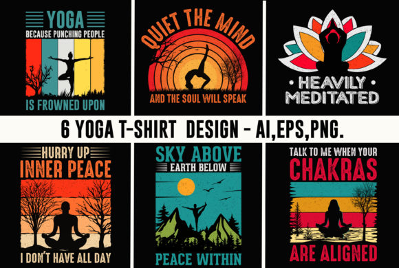 Elevate Your Brand with Yoga T-Shirt Design 1