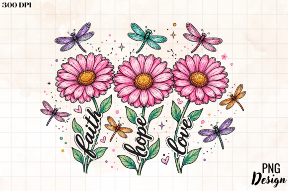 Faith Hope Love PNG Design: A Vibrant Asset for Creative Projects