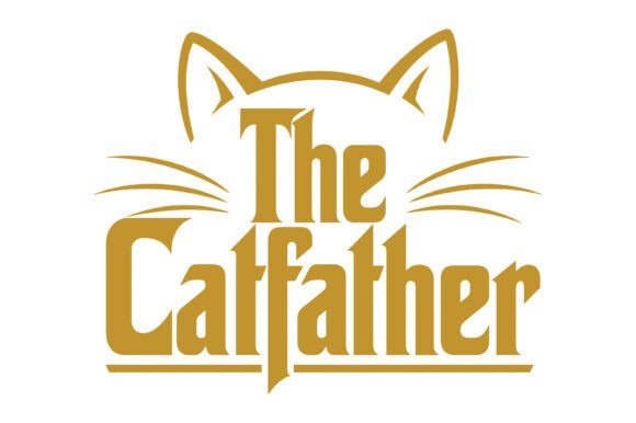 The Catfather SVG: A Purrfect Blend of Typography and Whimsy