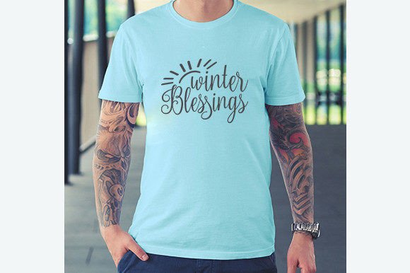 Winter Typography SVG T-Shirt Design: A Creative Asset for Seasonal Branding